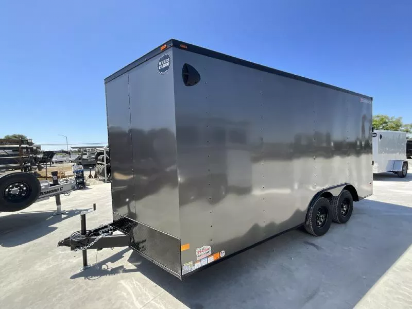 New 2025 Wells Cargo 8.5FT X 16FT 7K GVW TA Cargo / Enclosed Trailer