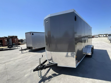 New 2025 Wells Cargo 7FT X 16FT 7K GVW TA Cargo / Enclosed Trailer
