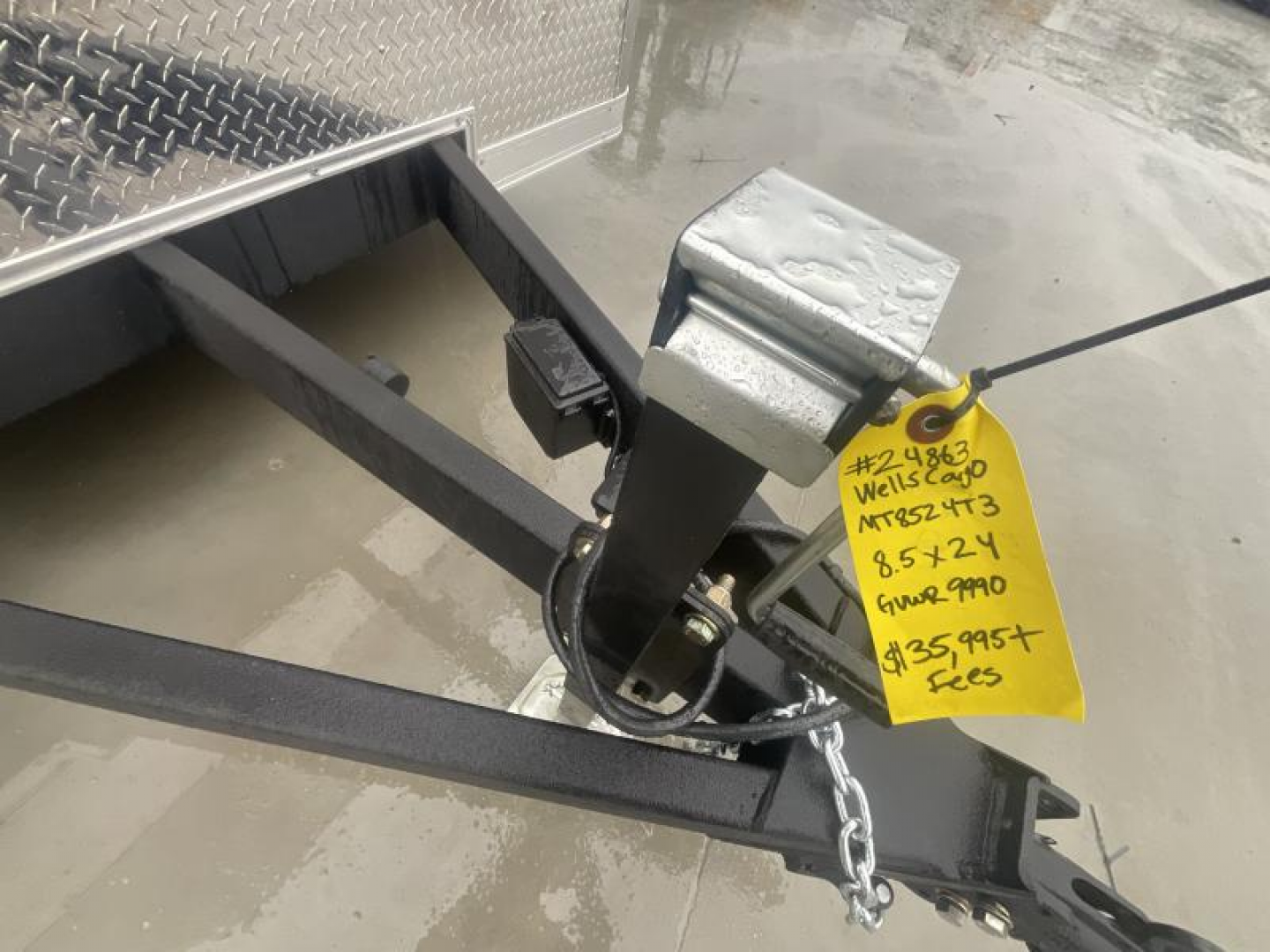 New 2025 Wells Cargo 8.5FT X 24FT 9990 GVW TA Cargo / Enclosed Trailer