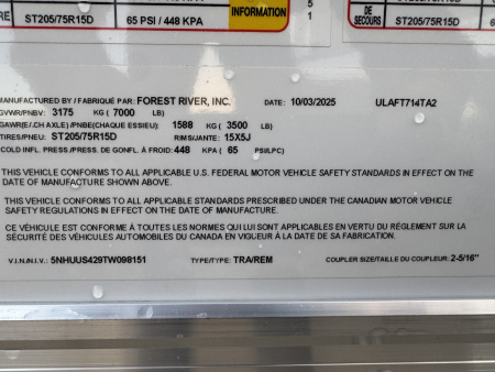 New 2026 US Cargo ULAFT714 Cargo / Enclosed Trailer