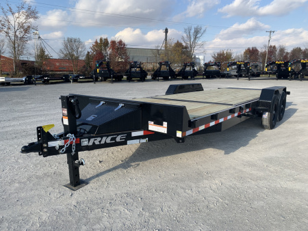 New 2026 Rice Trailers RPTH22 (82  X 22') 14K Partial Tilt Equipment Trailer