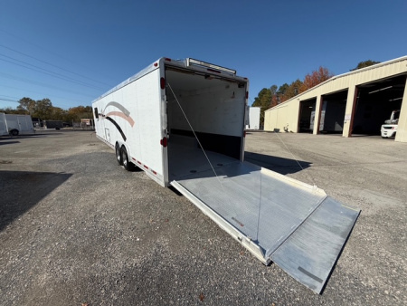 Used 2006 FEATHERLITE 8.5X32 RACE TRAILER