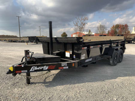 New 2026 Liberty LD14K83X16B8TS (83  X 16') 15.4K Telescopic Dump Trailer