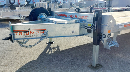 New 102X25+5 GALVANIZED EQUIPMENT HUTCH SUSPENSION HAULER 12K AXLES HYDRAULIC BRAKES 19245# PAYLOAD TRIUMPH