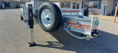 New 102X25+5 GALVANIZED EQUIPMENT HUTCH SUSPENSION HAULER 12K AXLES HYDRAULIC BRAKES 19245# PAYLOAD TRIUMPH