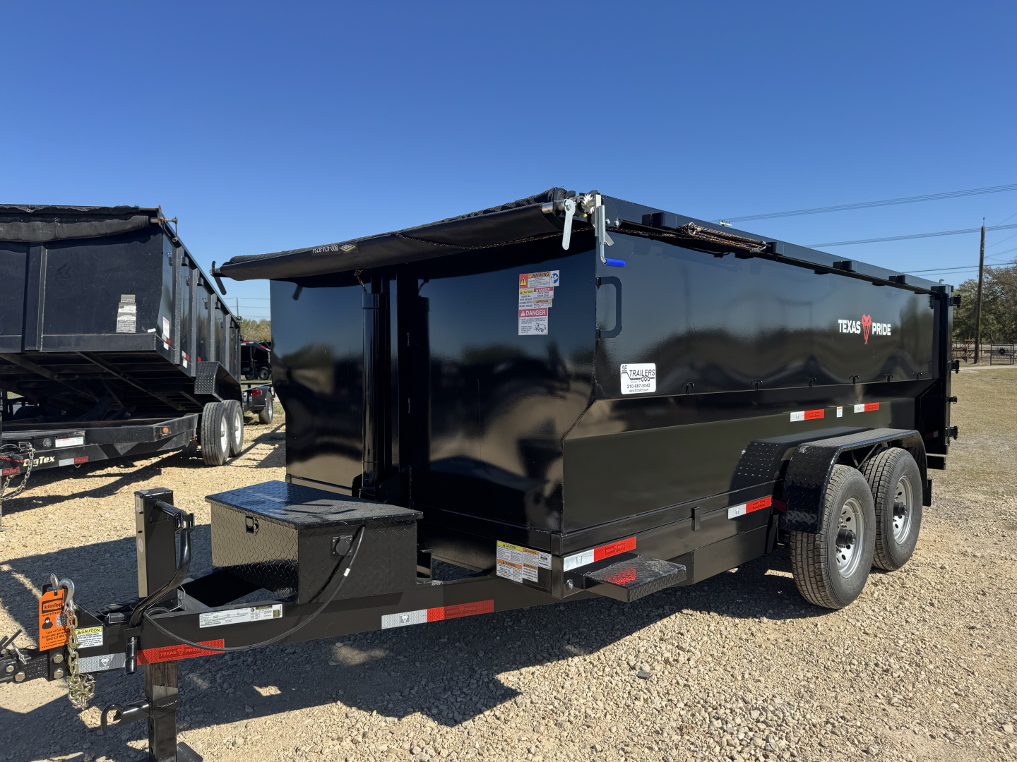 New 2025 Texas Pride Trailers DT71416KBP Dump Trailer