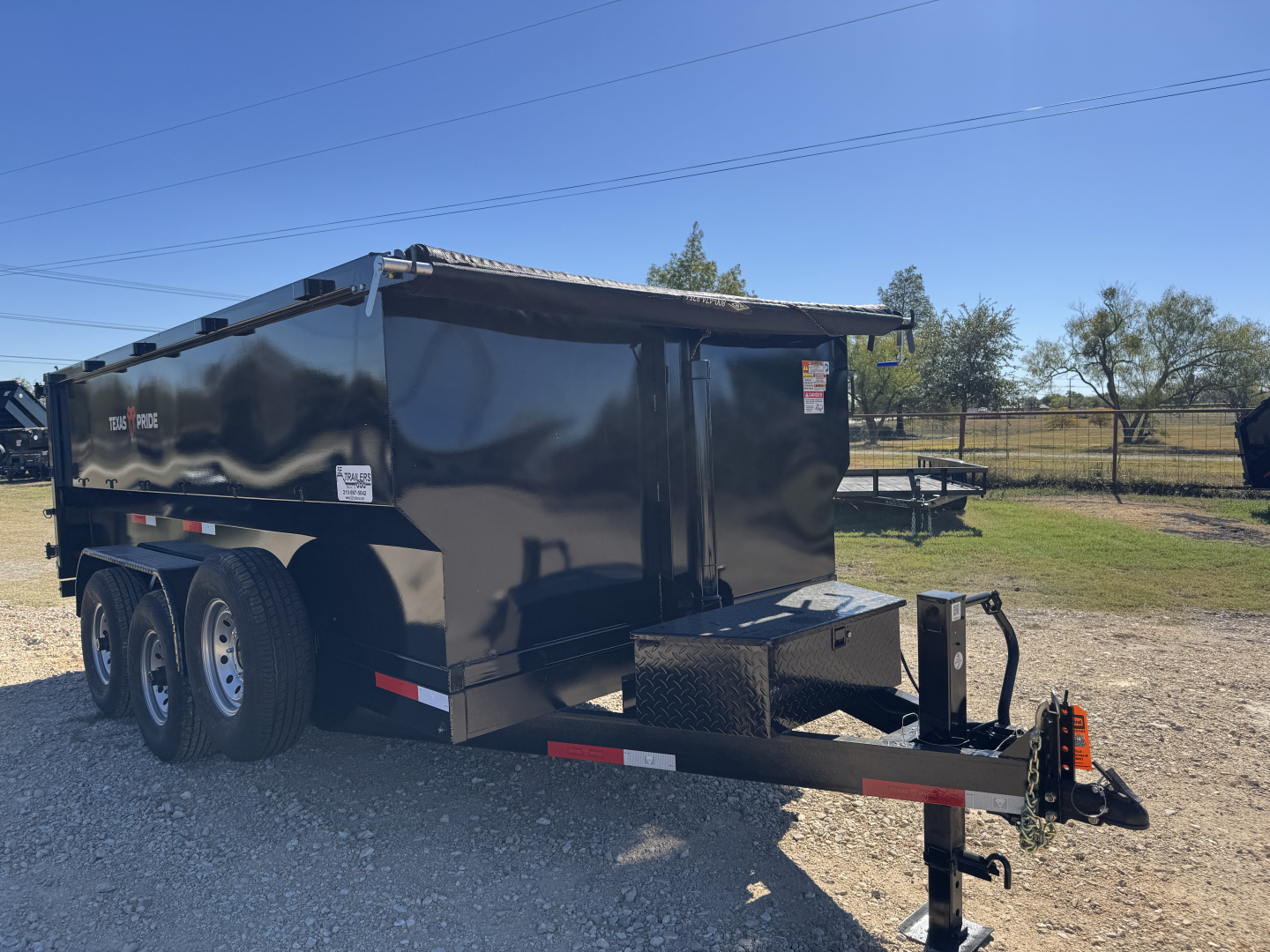 New 2025 Texas Pride Trailers DT71416KBP Dump Trailer