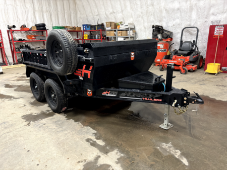 New 2026 Horizon Trailers 5  x 10' Dump Box 7630lbs GVWR Dump Trailer