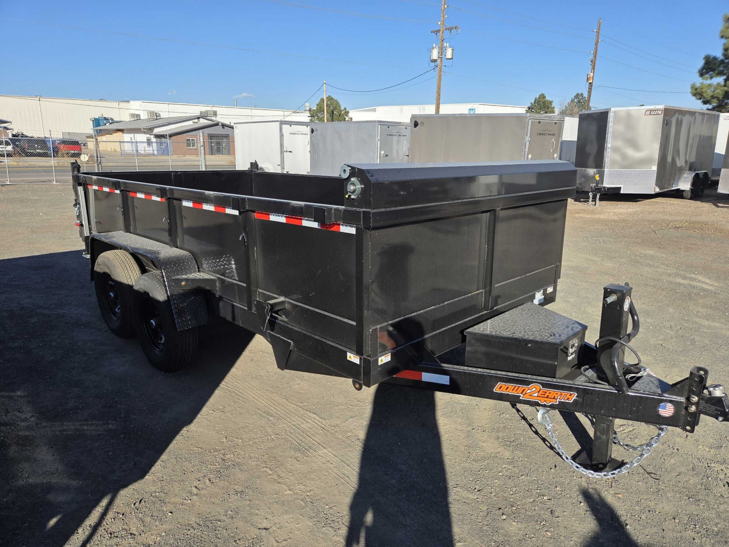 New 2026 Down 2 Earth Trailers DTE714DT7B Dump Trailer