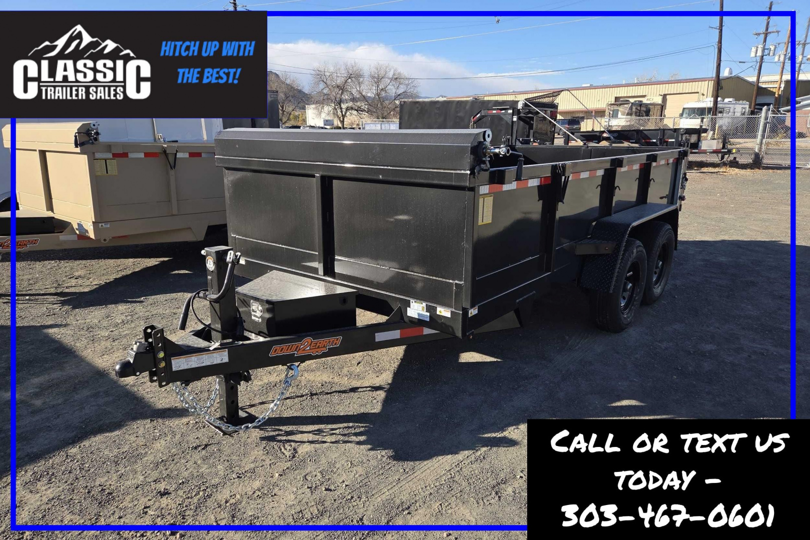 New 2026 Down 2 Earth Trailers DTE714DT7B Dump Trailer