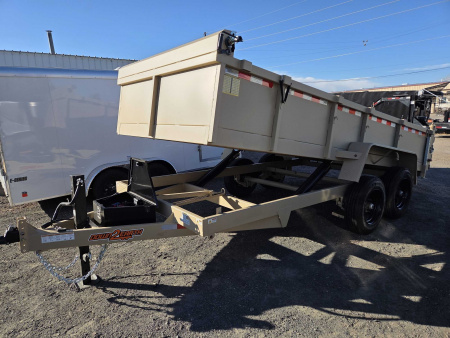 New 2026 Down 2 Earth Trailers DTE716DT8B Dump Trailer