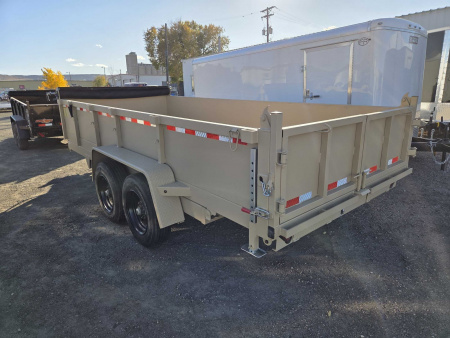 New 2026 Down 2 Earth Trailers DTE716DT8B Dump Trailer