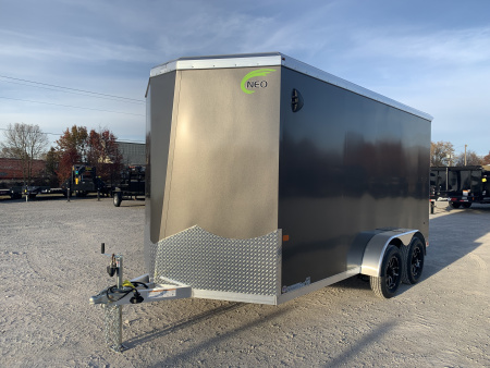 New 2026 NEO TRAILERS NAV147TR6 (7' x 14') 7K V-Nose Cargo / Enclosed Trailer