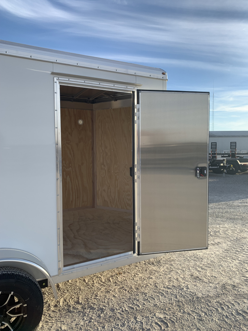 New 2026 NEO TRAILERS NAV127TR (7' x 12') 7K V-Nose Cargo / Enclosed Trailer