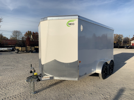 New 2026 NEO TRAILERS NAV127TR (7' x 12') 7K V-Nose Cargo / Enclosed Trailer