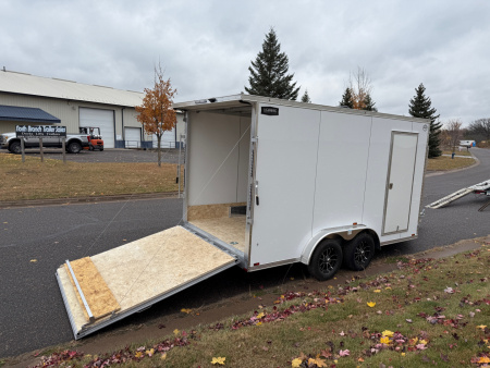 New 2026 Lightning Trailers LTFES714TA Snowmobile Trailer