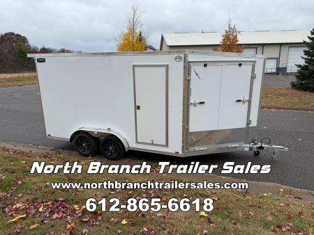 New 2026 Lightning Trailers LTFES714TA Snowmobile Trailer