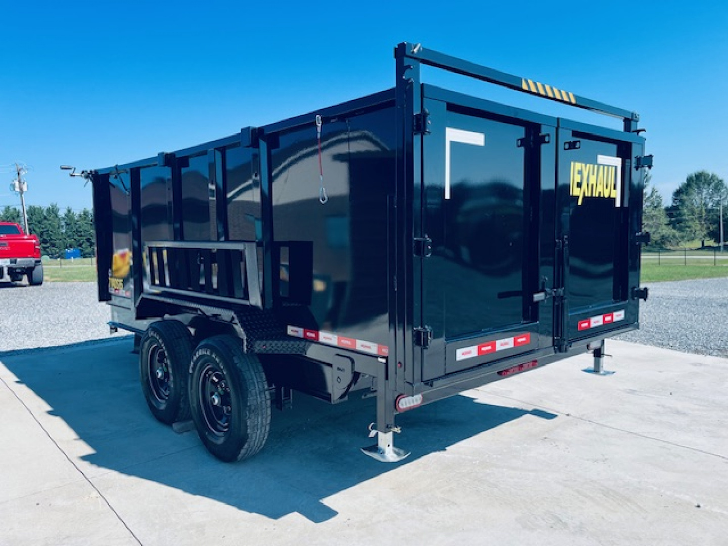 New 2026 Nexhaul 7X14 15K Lightning Dump Trailer w/4ft Sides