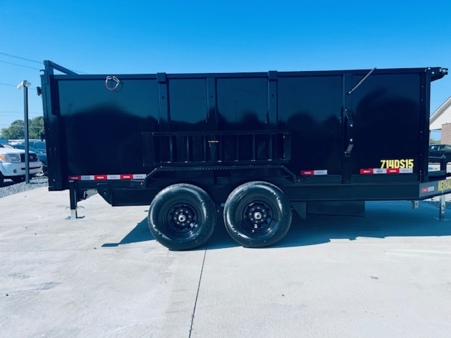New 2026 Nexhaul 7X14 15K Lightning Dump Trailer w/4ft Sides