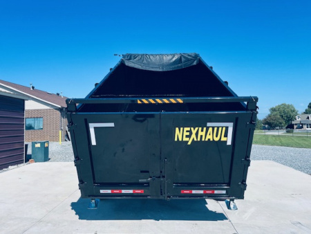 New 2026 Nexhaul 7X14 15K Lightning Dump Trailer w/4ft Sides
