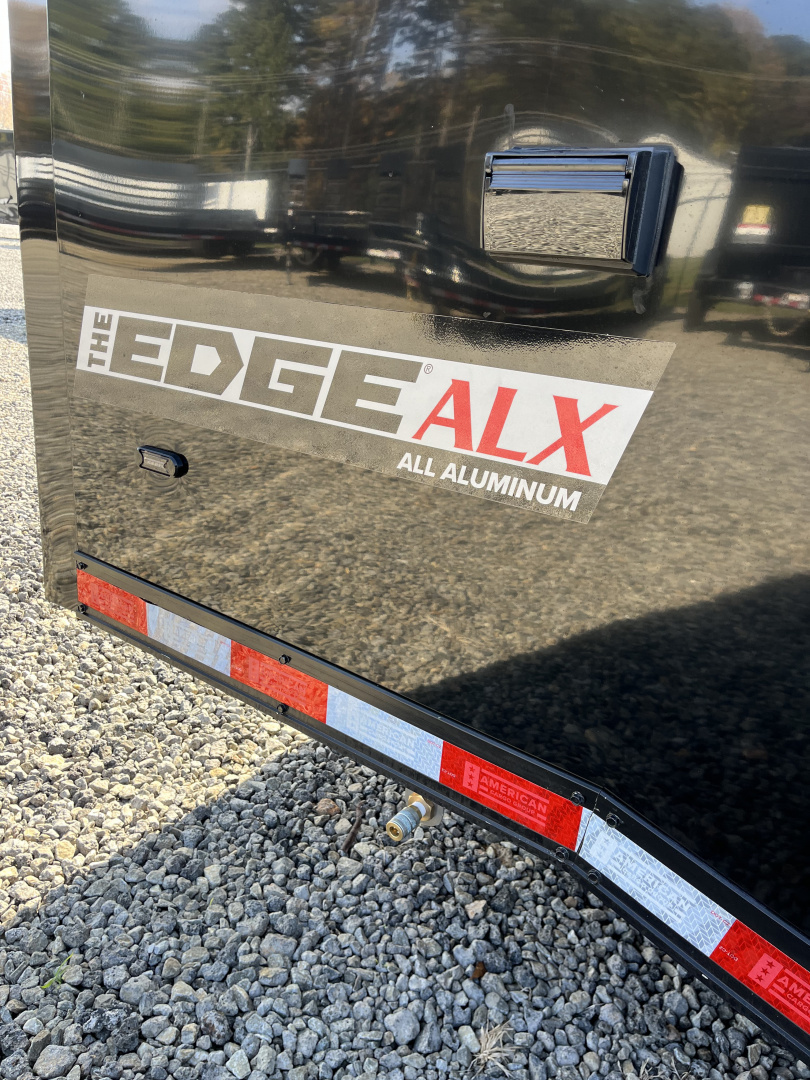 New 2026 Haulmark EDGE ALUMINUM 28 Stacker Race Trailer, Finished Race Interior, 21K GVWR, Awnings, Lift, Premium Escape Door