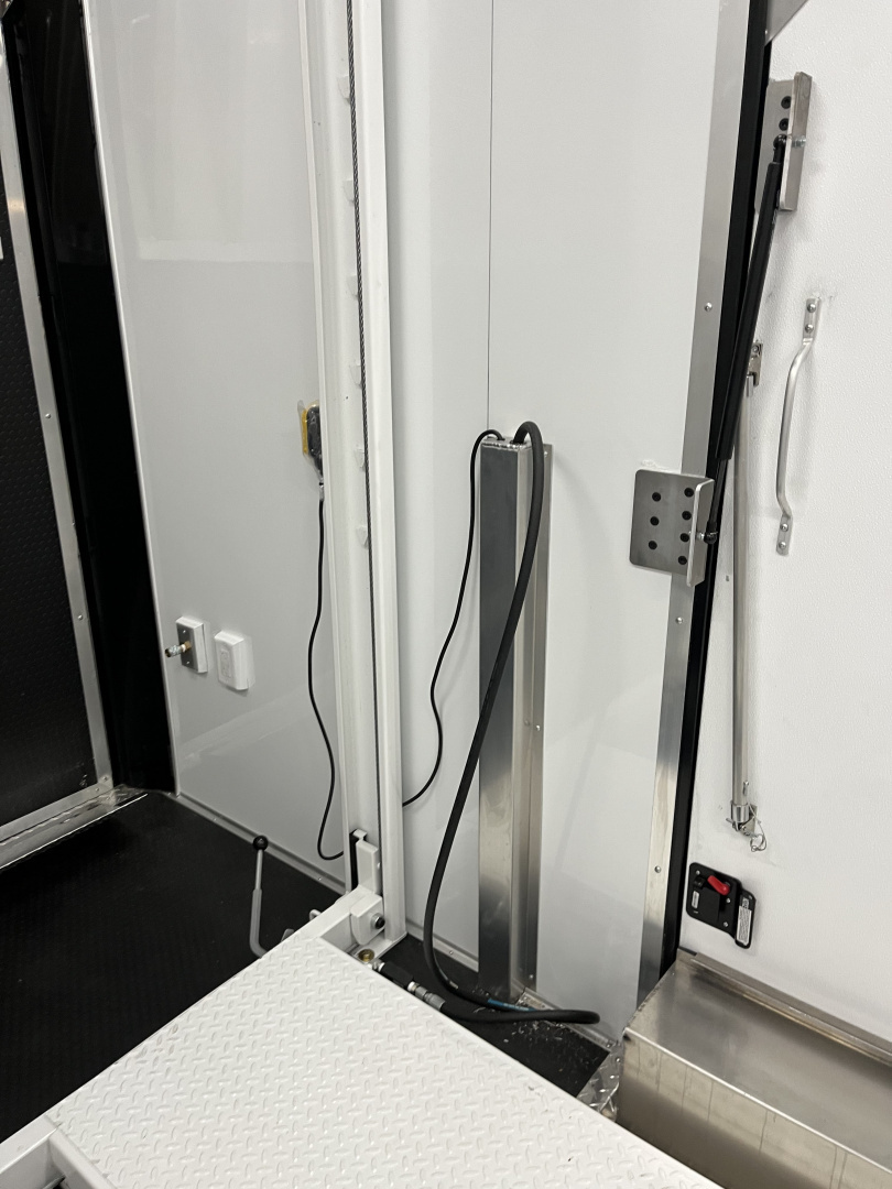 New 2026 Haulmark EDGE ALUMINUM 28 Stacker Race Trailer, Finished Race Interior, 21K GVWR, Awnings, Lift, Premium Escape Door