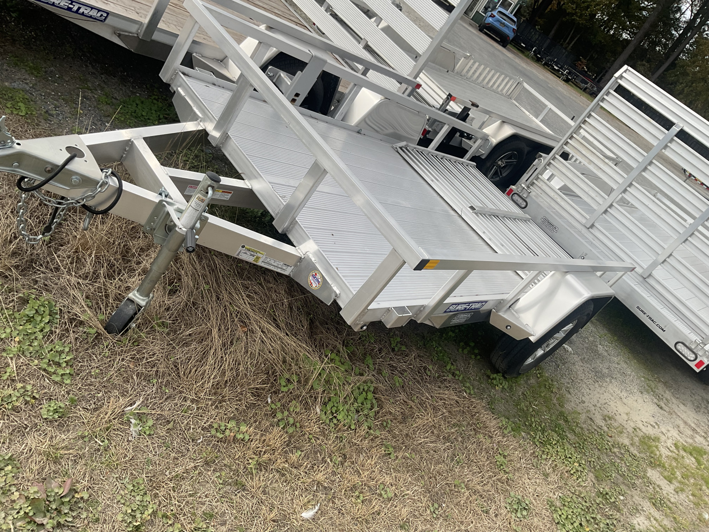 New 2025 Sure-Trac 23238 5x10 aluminum Utility Trailer