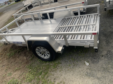 New 2025 Sure-Trac 23238 5x10 aluminum Utility Trailer