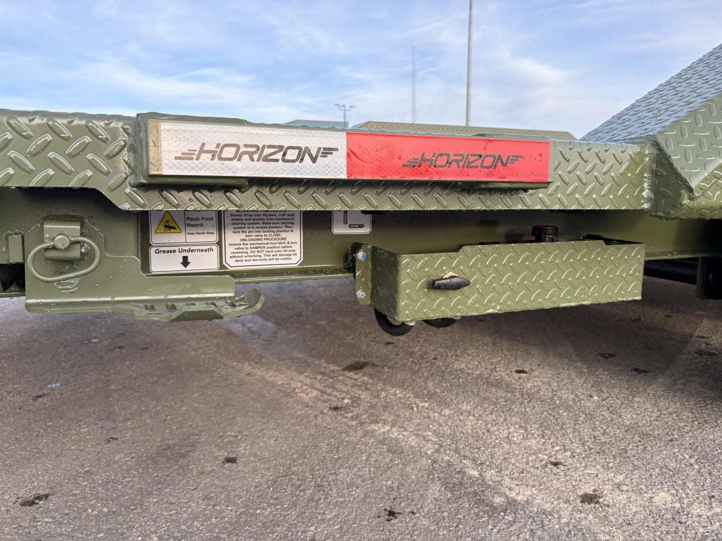 New 2026 Horizon Trailers ETZ 102''X20' TILTDECK TRAILER w/TORSION AXLES 14000 GVWR Tilt Trailer