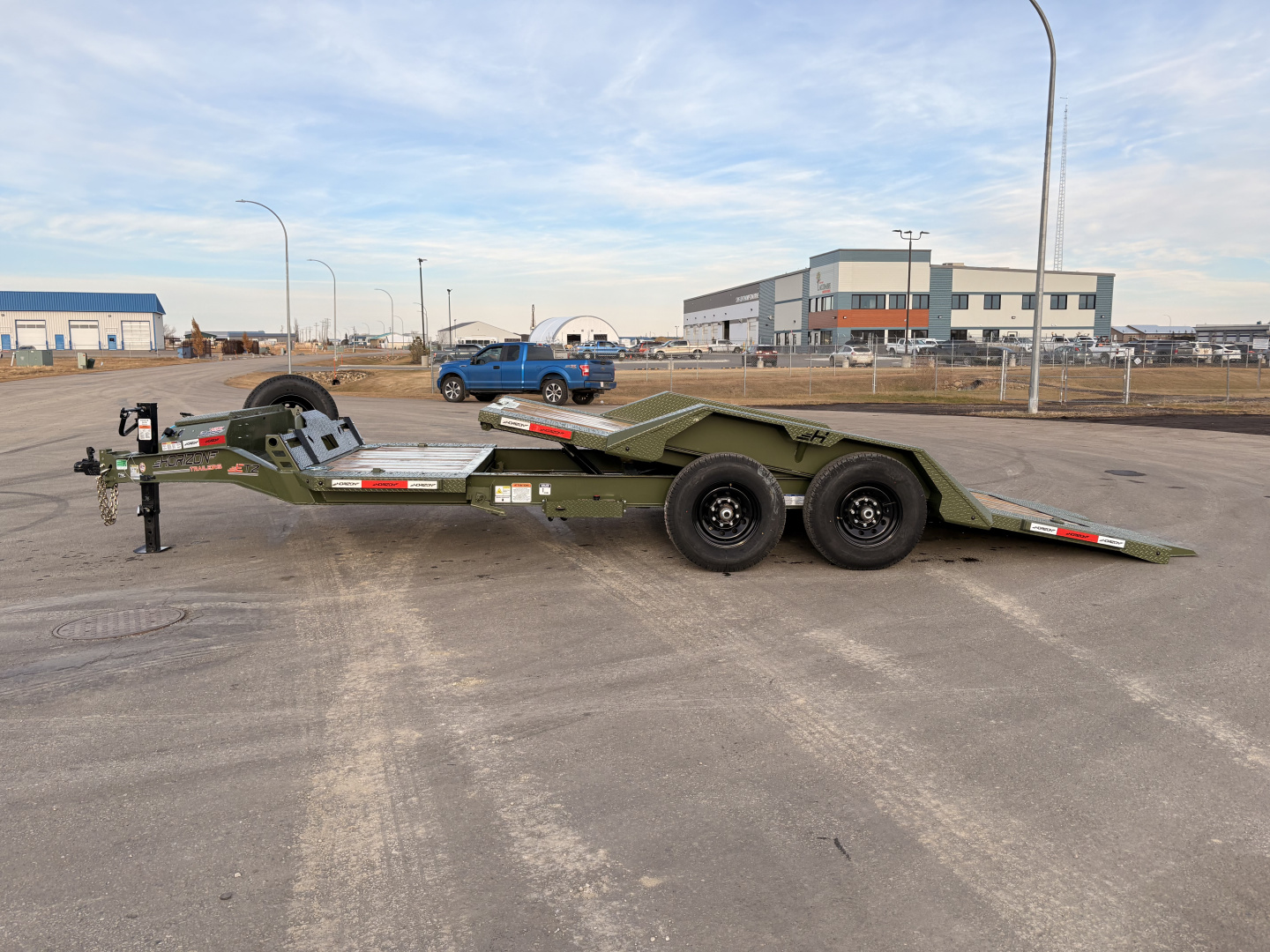 New 2026 Horizon Trailers ETZ 102''X20' TILTDECK TRAILER w/TORSION AXLES 14000 GVWR Tilt Trailer