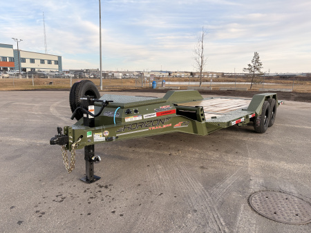 New 2026 Horizon Trailers ETZ 102''X20' TILTDECK TRAILER w/TORSION AXLES 14000 GVWR Tilt Trailer