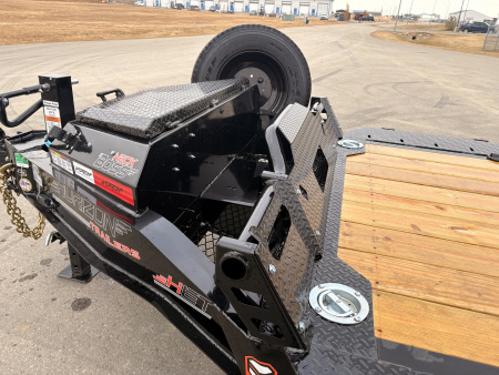 New 2026 Horizon Trailers HET 102''X22' Tiltdeck Trailer w/DriveOver Fenders 2-10k Torsion oil Bath axles Tilt Trailer