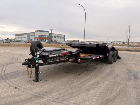 New 2026 Horizon Trailers HET 102''X22' Tiltdeck Trailer w/DriveOver Fenders 2-10k Torsion oil Bath axles Tilt Trailer