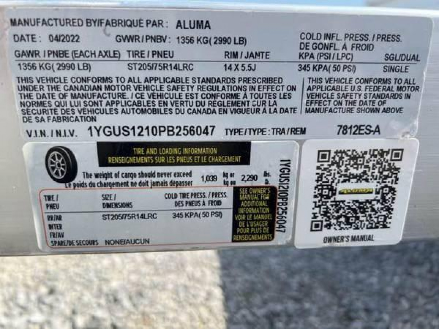 New 2023 Aluma 7812ESA-S-TG