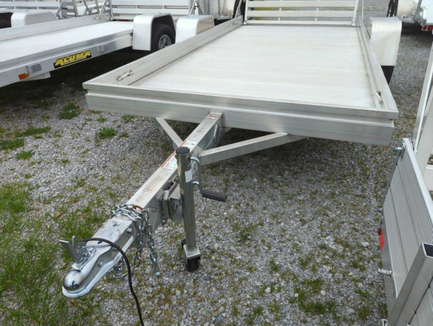 New 2022 Aluma 6812H-S-TG Utility Trailer