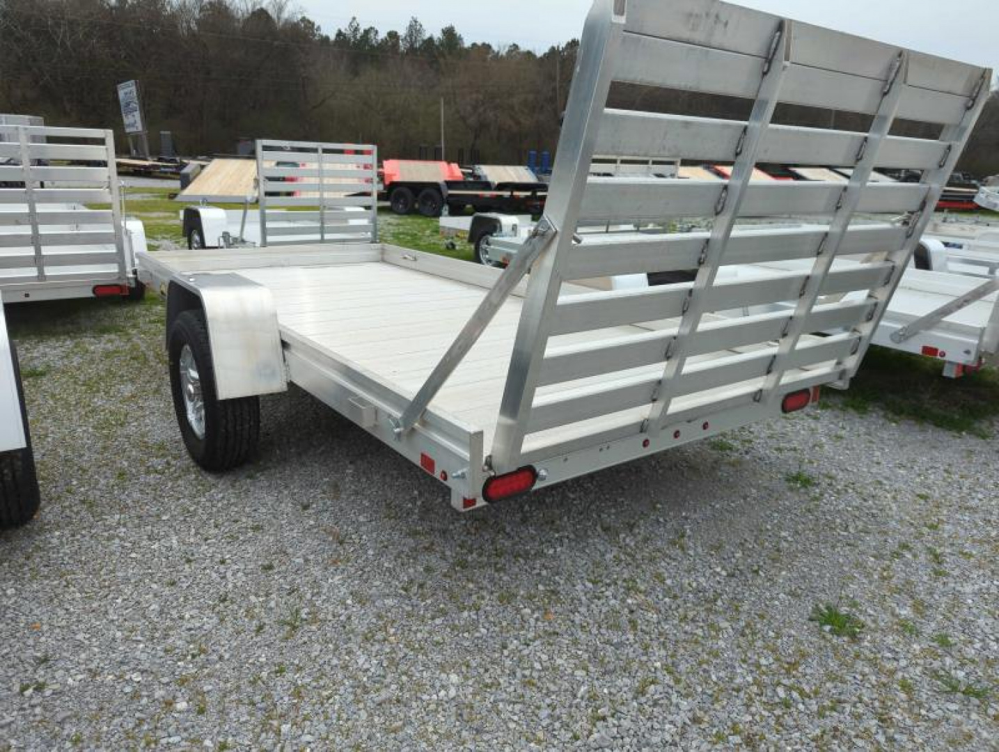 New 2022 Aluma 6812H-S-TG Utility Trailer