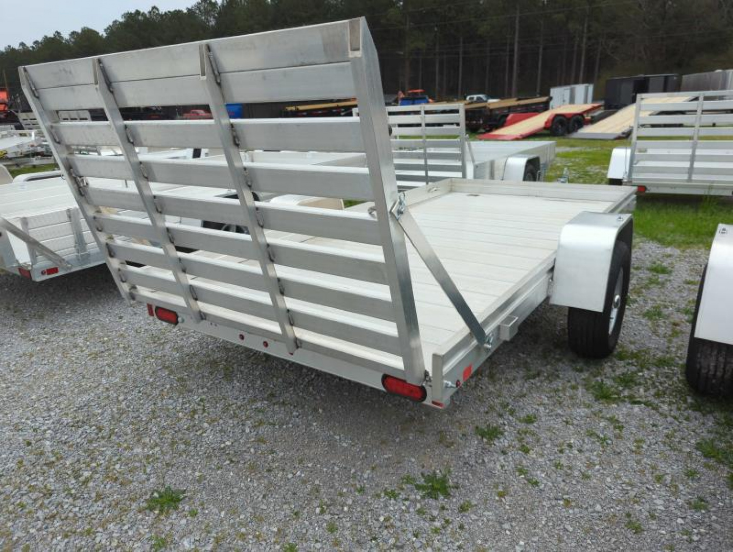 New 2022 Aluma 6812H-S-TG Utility Trailer