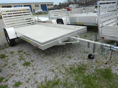 New 2022 Aluma 6812H-S-TG Utility Trailer