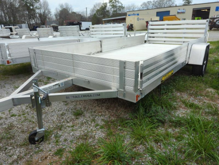 New 2023 Aluma 8114S-R-BT-SR ATV Trailer