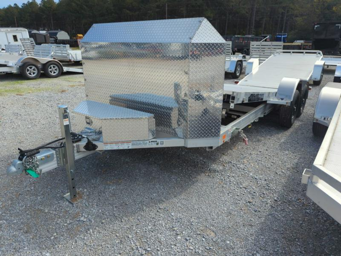 New 2023 Aluma 8218-ANV-TILT-TA-EL-RTD Tilt Trailer