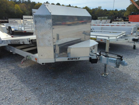 New 2023 Aluma 8218-ANV-TILT-TA-EL-RTD Tilt Trailer