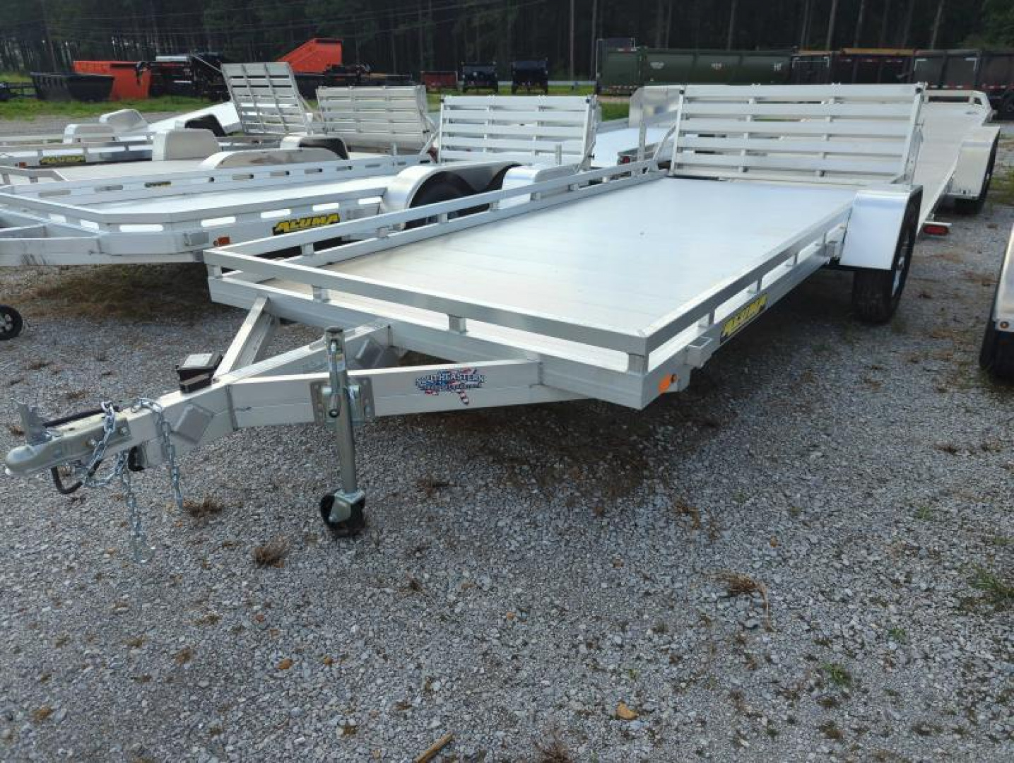 New 2023 Aluma 7815S-EL-BT-TR Utility Trailer