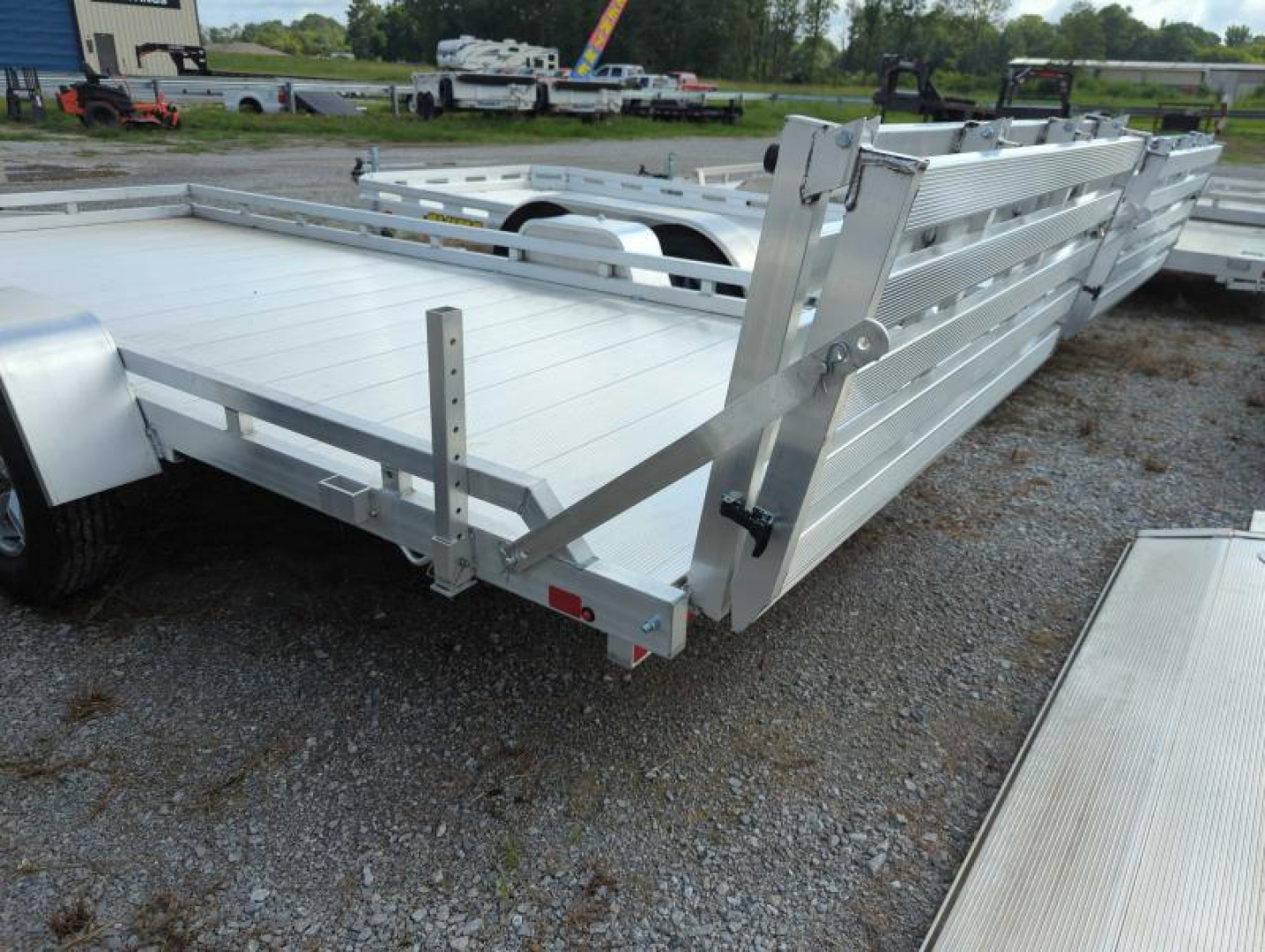 New 2023 Aluma 7815S-EL-BT-TR Utility Trailer
