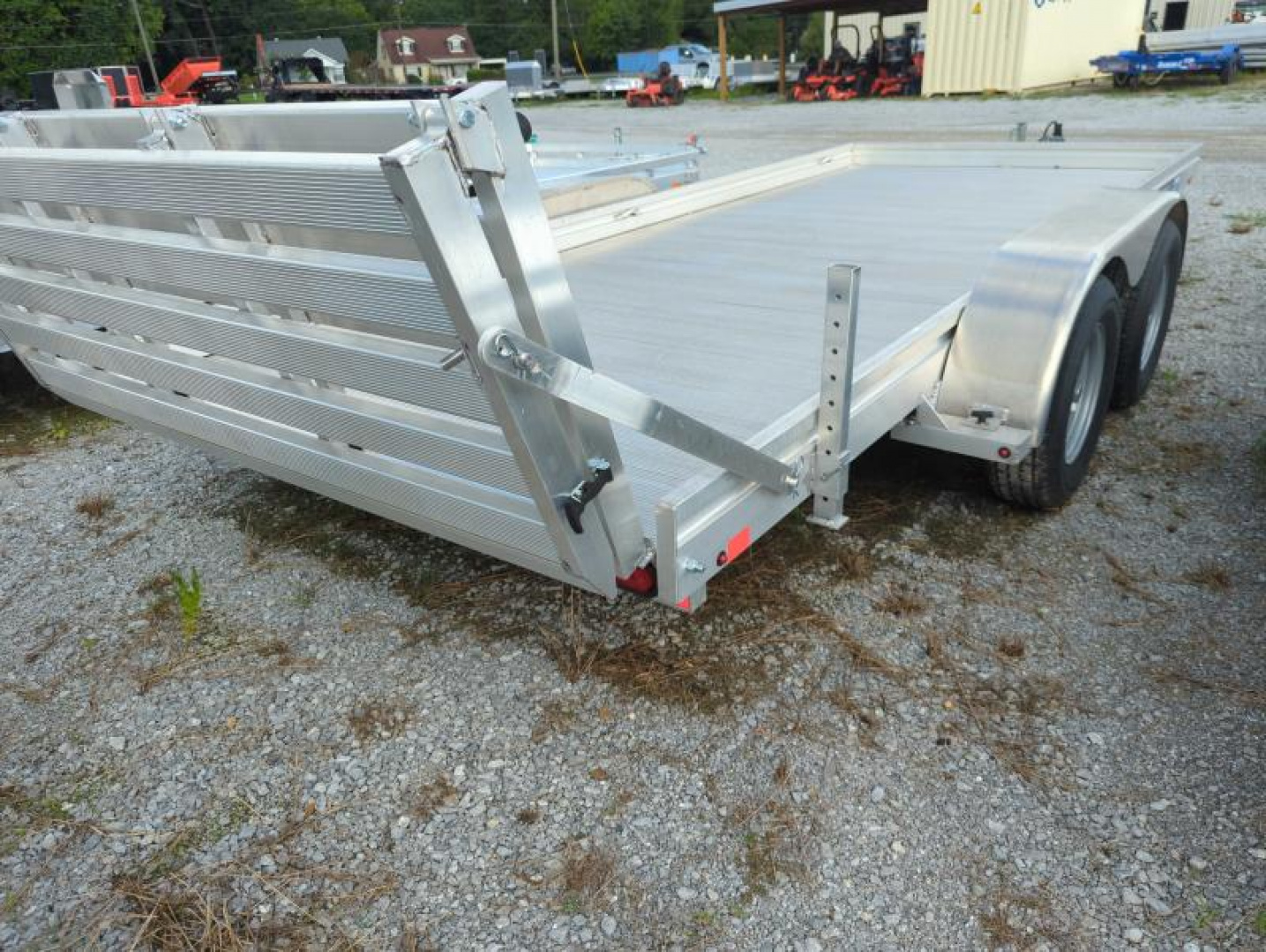 New 2022 Aluma 7816ESA-TA-EL-BT Utility Trailer