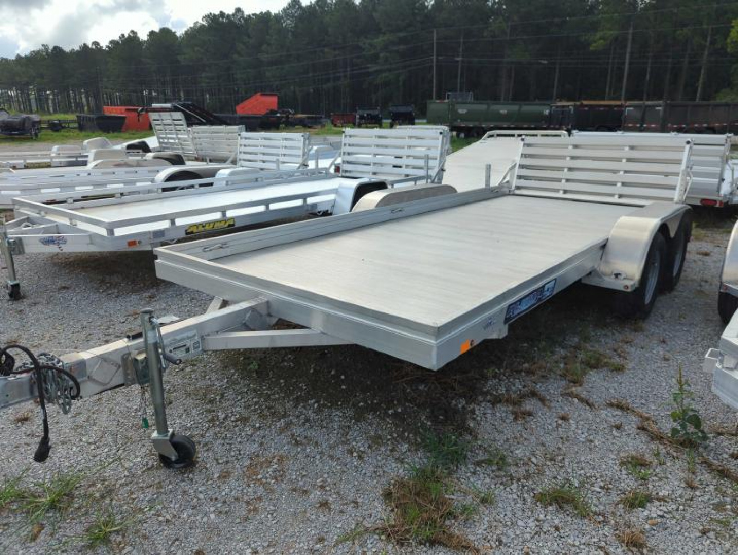 New 2022 Aluma 7816ESA-TA-EL-BT Utility Trailer