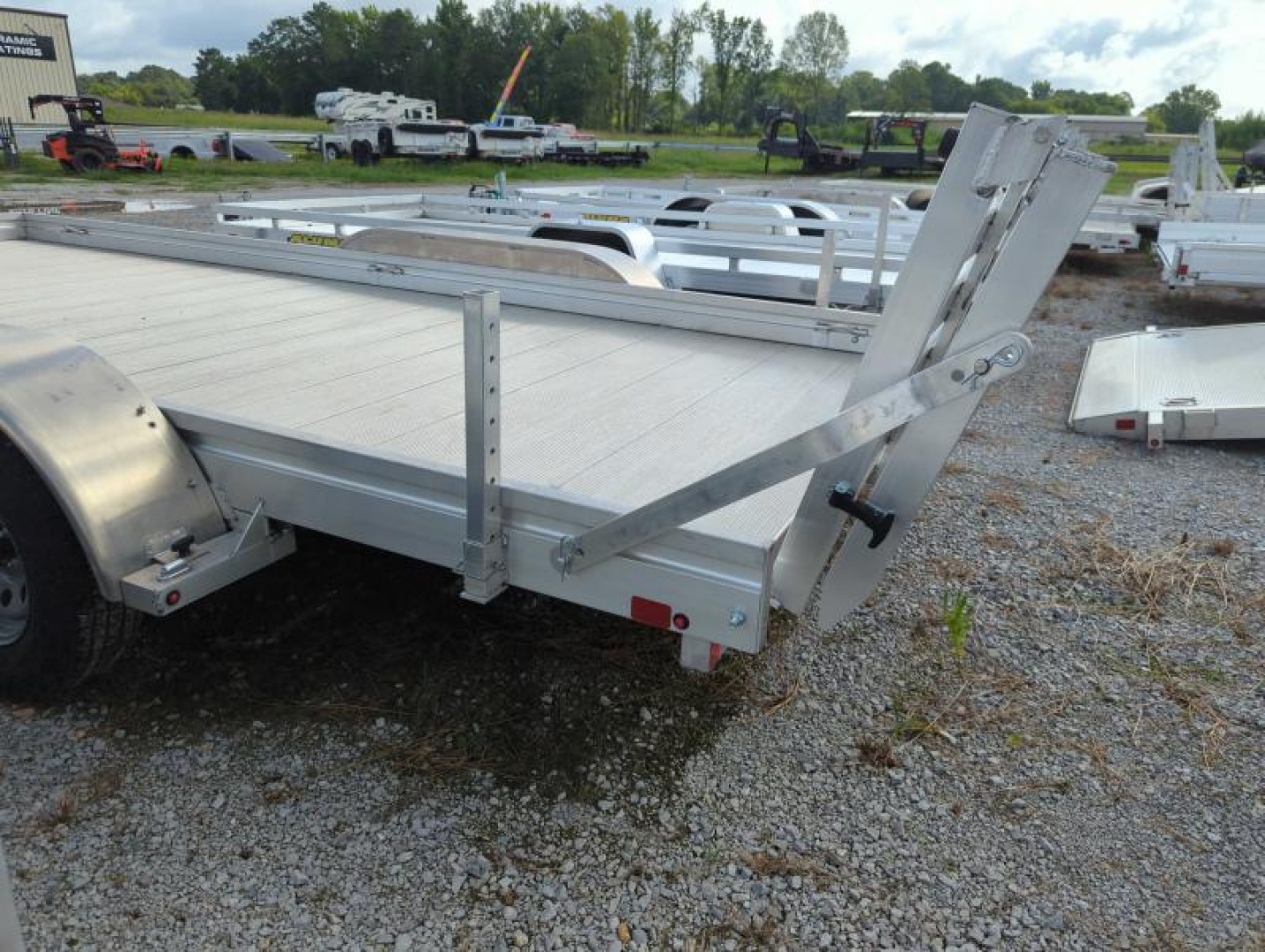 New 2022 Aluma 7816ESA-TA-EL-BT Utility Trailer