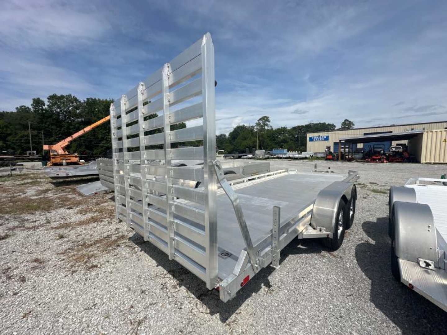 New 2022 Aluma 7818TA-EL-TG-TR-RTD Utility Trailer