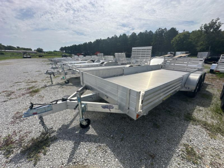 New 2022 Aluma 8118TA-EL-R-BT-SR Utility Trailer