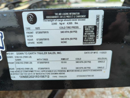 New 2024 Down 2 Earth Trailers 8220TA GRAVITY TILT Car Hauler