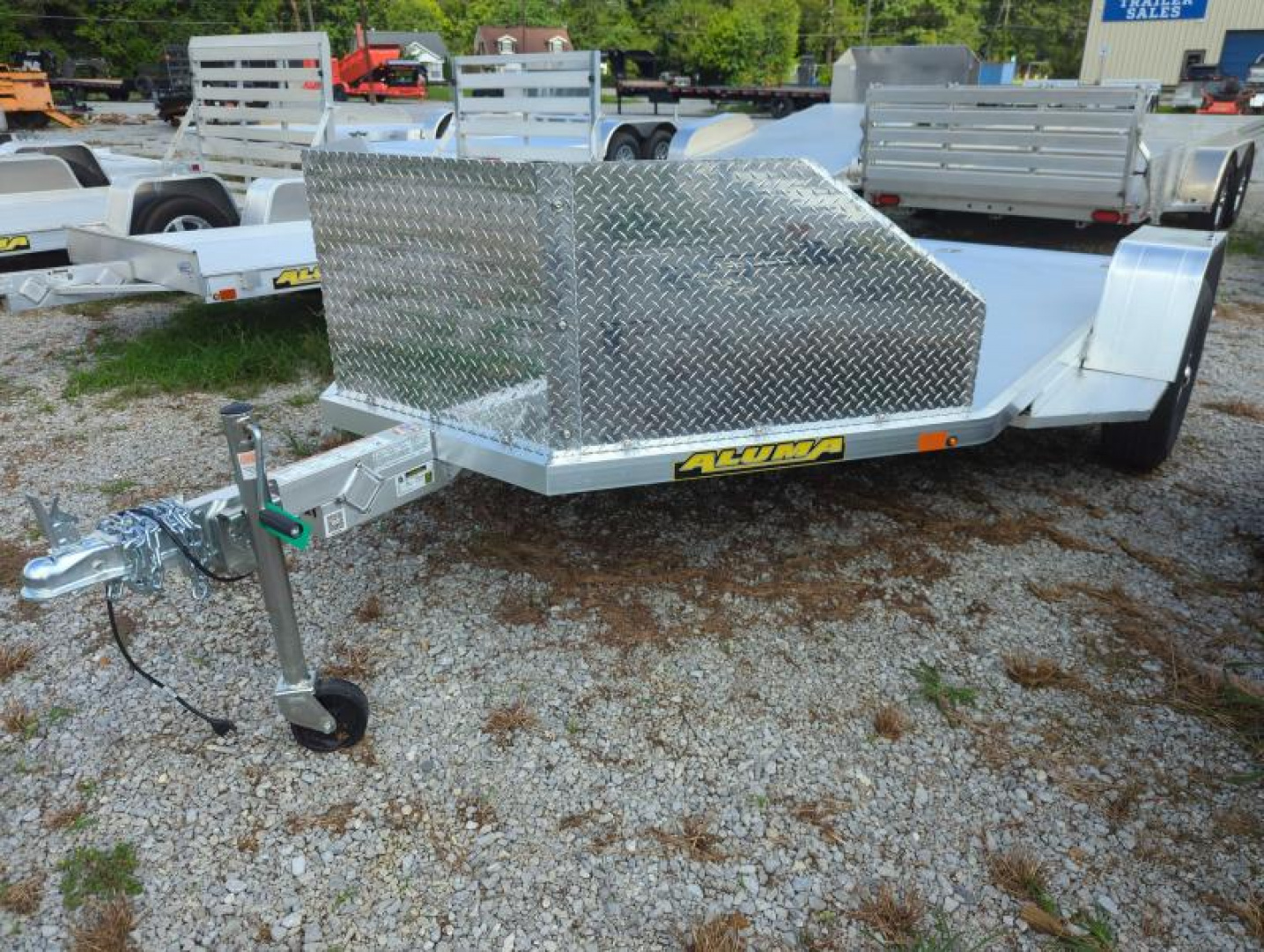New 2025 Aluma MC210 Motorcycle Trailer